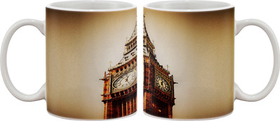 

Artifa Big Ben London Porcelain, Ceramic Mug(350 ml), Multicolor