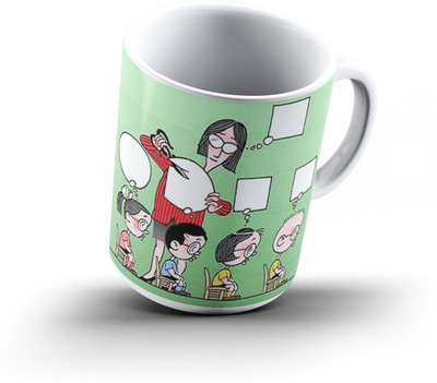 

Ucard Loss Of Creativity778 Bone China, Ceramic, Porcelain Mug(325 ml), Multicolor