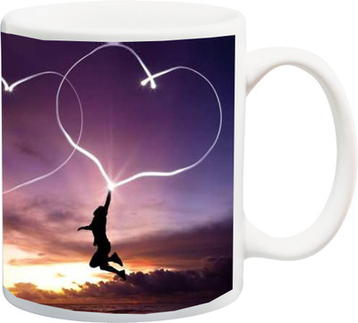 

ME&YOU Valentine's Day Gift for Boyfriend/Girlfriend, Husband/Wife Ceramic Mug(325 ml), Multicolor
