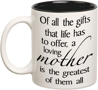 

Prithish Mother is the Greatest of Them All Double Color Ceramic Mug(330 ml), Multicolor