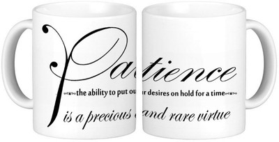 

Shopmillions Patience Is Rare Virtue Ceramic Mug(300 ml)