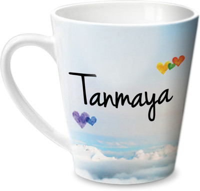 

Hot Muggs Simply Love You Tanmaya Conical Ceramic Mug(350 ml)