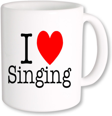 

PhotogiftsIndia I Love Singing 02 Ceramic Mug(325 ml)