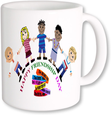 

PhotogiftsIndia Happy Friendship Day 030 Ceramic Mug(350 ml), Multicolor