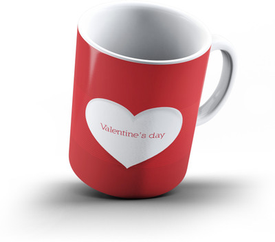 Ucard Valentines Day398 Bone China, Ceramic, Porcelain Mug(325 ml)