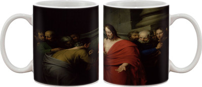

Artifa Christ Porcelain, Ceramic Mug(350 ml), Multicolor