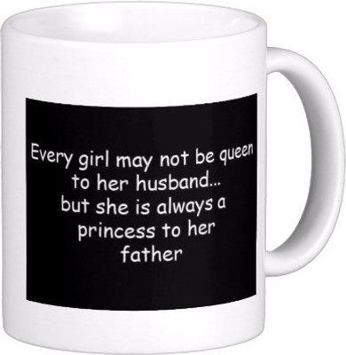 

Exoctic Silver Best Quoted Coffee 00281 Ceramic Mug(300 ml), Black