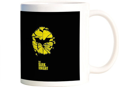 

Rangeele Inkers The Dark Knight Ceramic Mug(300 ml), Multicolor