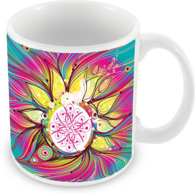 

Sleep Nature's SN-MG-1394 Ceramic Mug(350 ml), Multicolor