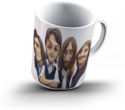 

Ucard Beatles Caricature843 Bone China, Ceramic, Porcelain Mug(325 ml)