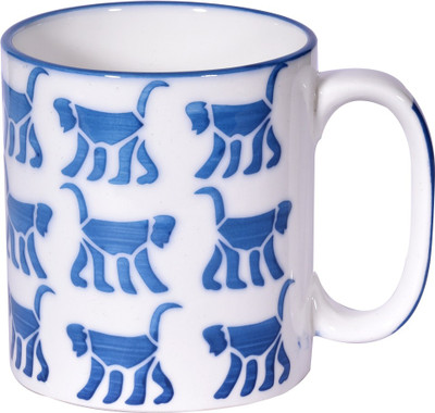 

Clay Creations Clay Creations Bone China Coffees - Pack of SIX 111 Bone China Mug(250 ml, Pack of 6), Multicolor