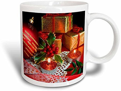 

3dRose Christmas Decorations Co06 Nto0000 Nico Tondini Ceramic, 15 oz, White Ceramic Mug(60 ml), Multicolor