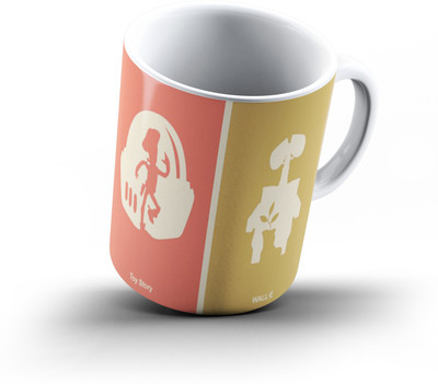 

Ucard Monster Inc195 Bone China, Ceramic, Porcelain Mug(325 ml), Multicolor