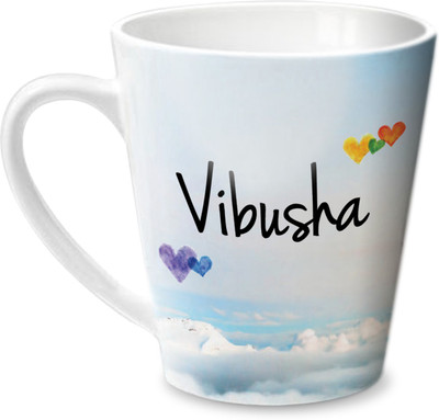 

Hot Muggs Simply Love You Vibusha Conical Ceramic Mug(350 ml)