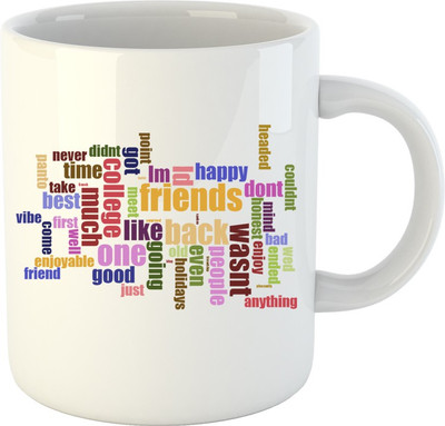 

HuppmeGift Names White Ceramic Mug(350 ml)