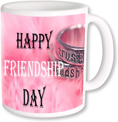 

PhotogiftsIndia Happy Friendship Day 121 Ceramic Mug(350 ml), Multicolor