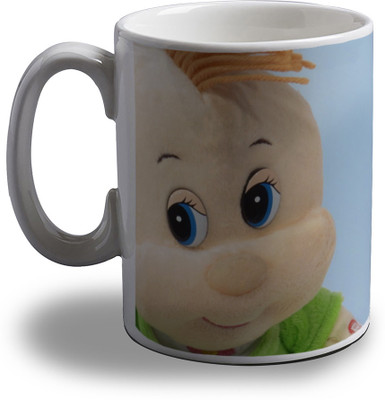 

Artifa Cute Teddy Design Porcelain, Ceramic Mug(350 ml), Multicolor
