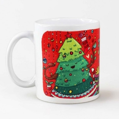 

Chumbak Very Merry Christmas Ceramic Mug, Multicolor