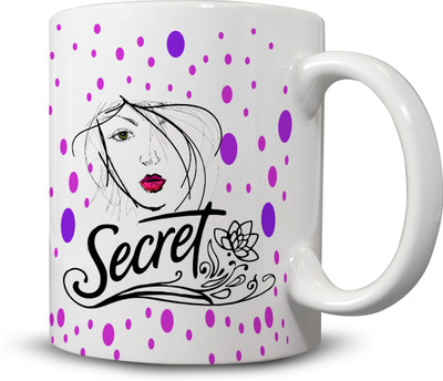 

Ackme Design Secret Ceramic Mug(325 ml), Multicolor