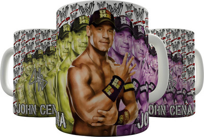 

Shaildha WWE-002 Ceramic Mug(350 ml), Multicolor