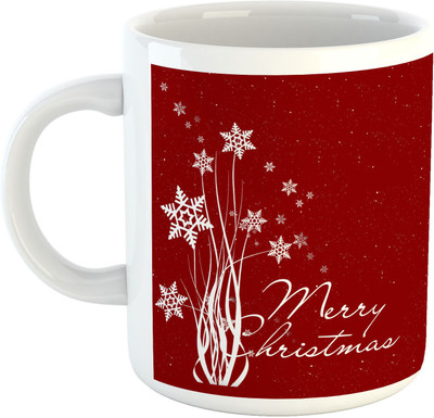 

Deeher Gifts Merry Christmas Design36 Ceramic Mug(330 ml), Multicolor