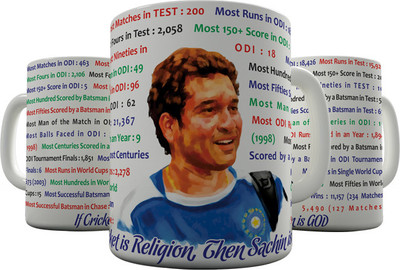 

Shaildha Sachin-1 Ceramic Mug(350 ml), Multicolor