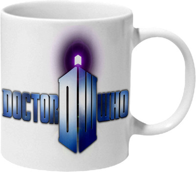 

Mooch Wale Doctor Who Logo Ceramic Mug(325 ml), Multicolor