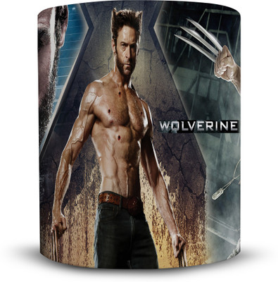 

Ackme Design super hero, Wolverine Ceramic Mug(325 ml), Multicolor