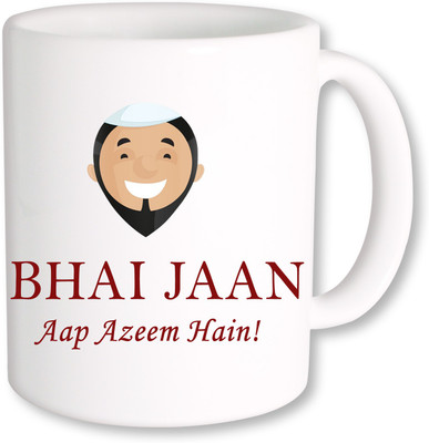 

PhotogiftsIndia Bhai Jaan Aap Azeem Hai Ceramic Mug(325 ml), Multicolor