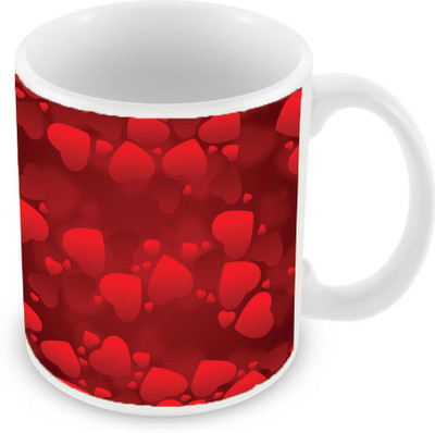 

Sleep Nature's SN-MG-2551 Ceramic Mug(350 ml), Red