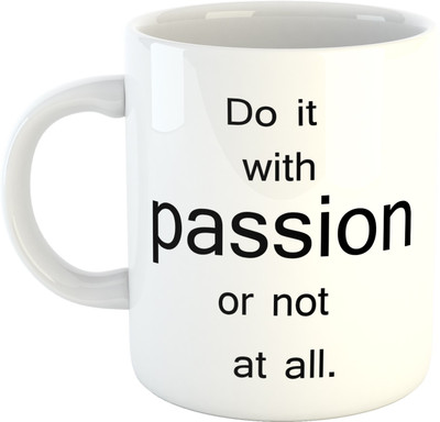 

Deeher Gifts Inspirational quotes design -2 Ceramic Mug(330 ml), Multicolor
