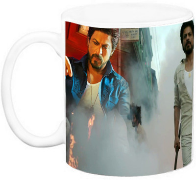 

EFW ACTOR - SHAHRUKH KHAN (Raees Design 2) Ceramic Mug(325 ml), Multicolor