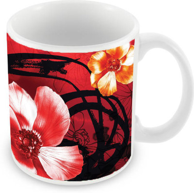 

Sleep Nature's SN-MG-1244 Ceramic Mug(350 ml), Red