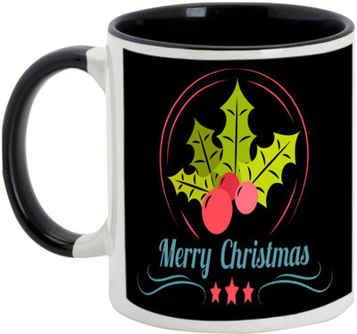 AllUPrints My Christmas Gift Ceramic Mug(325 ml), Black