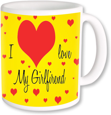 

PhotogiftsIndia I Love My Girlfriend 06 Ceramic Mug(325 ml), Multicolor