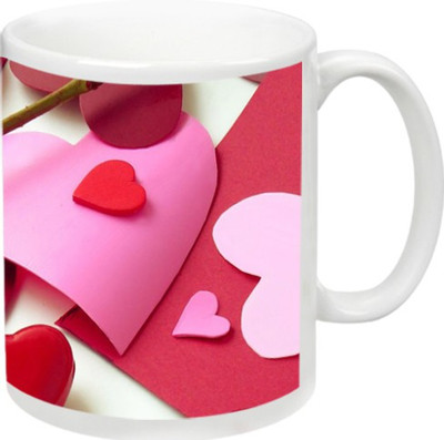 KappoMania Love Ceramic Mug(325 ml), Brown