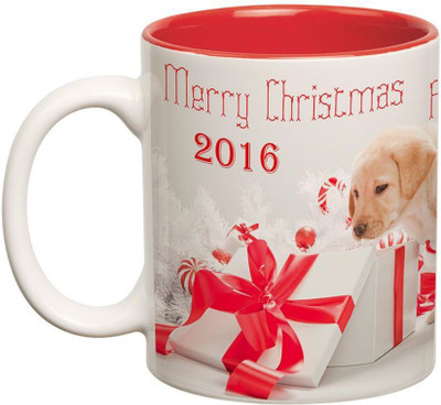 

Prithish Merry Christmas & Happy New Year 2016 Double Color Ceramic Mug(330 ml)