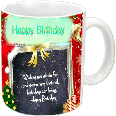 

Raj Laxmi b'day board lovers b'day white mug Ceramic Mug(350 ml)