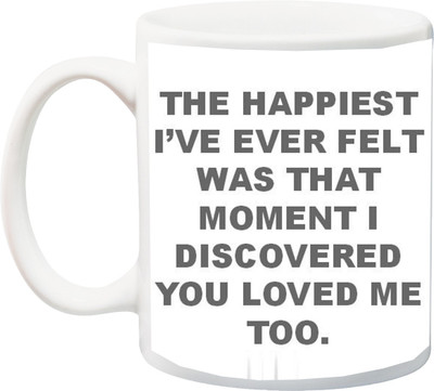 

ME&YOU Valentine's Day,Anniversary,Birthday Gifts Ceramic Mug(325 ml), Multicolor