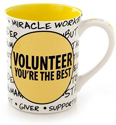 

Enesco Our Name is Mud by Lorrie Veasey Volunteer, 4.5 , Multicolor Ceramic Mug(60 ml)