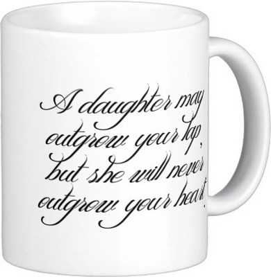 

Exoctic Silver Best Quoted Coffee 00218 Ceramic Mug(300 ml), Multicolor