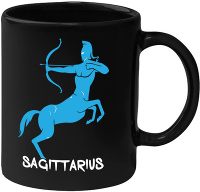 

HuppmeGift Sagittarius Black Ceramic Mug(350 ml)