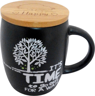 

GeekGoodies Black Large Coffee Tree Ceramic Mug(400 ml)