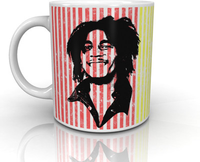 Bravado Bob Marley PopArt 01 (Officially Licensed) Ceramic Mug(350 ml)