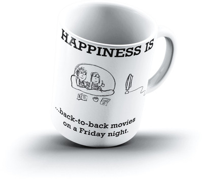 

Ucard Happiness Is2360 Bone China, Ceramic, Porcelain Mug(325 ml)