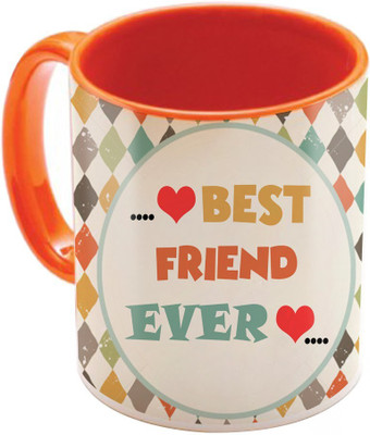 

SKY TRENDS Wonderful & Best Valentine Orange Gift For GirlFriend,Boyfriend,Husband,Wife,Friend Design Cod 021 Ceramic Mug(325 ml)