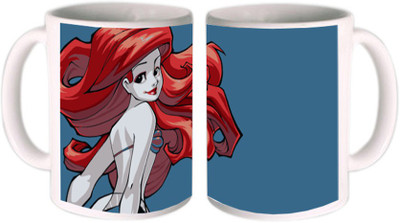 

Shopmillions Beautiful Red Haired Girl Ceramic Mug(300 ml)