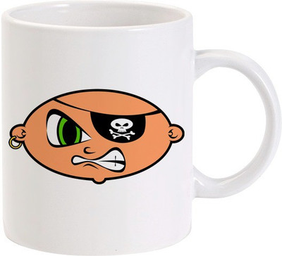 40% OFF on Lolprint Baby Pirate Ceramic Coffee Mug(325 ml)
