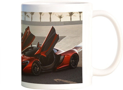 

Rangeele Inkers mclaren p1 Ceramic Mug(300 ml), Multicolor