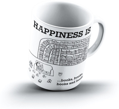 

Ucard Happiness Is1713 Bone China, Ceramic, Porcelain Mug(325 ml)